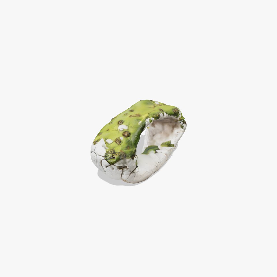 Moss-Covered Mystical Hollow Stone model pack